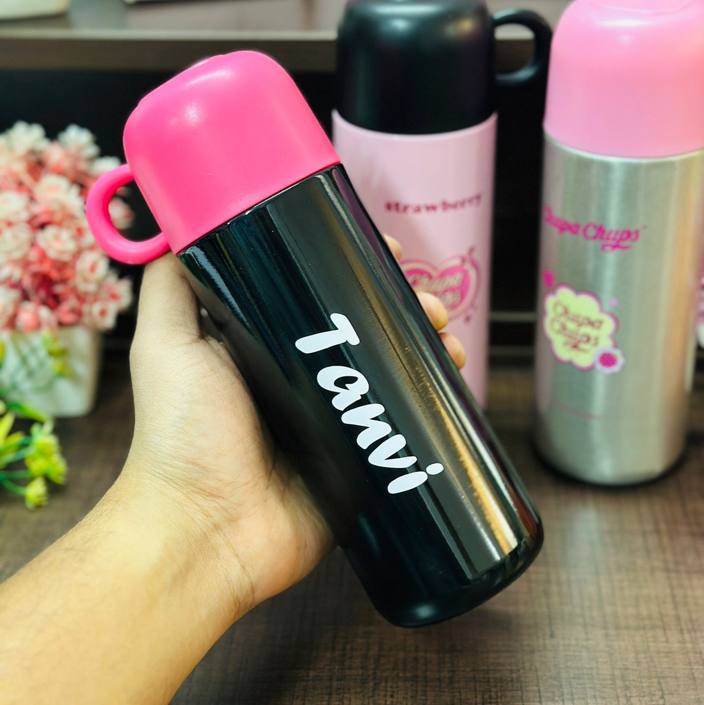 Chupa Chups 500ml Premium Stainless Steel Insulated Flask – Hot & Cold Bottle with Cup Lid