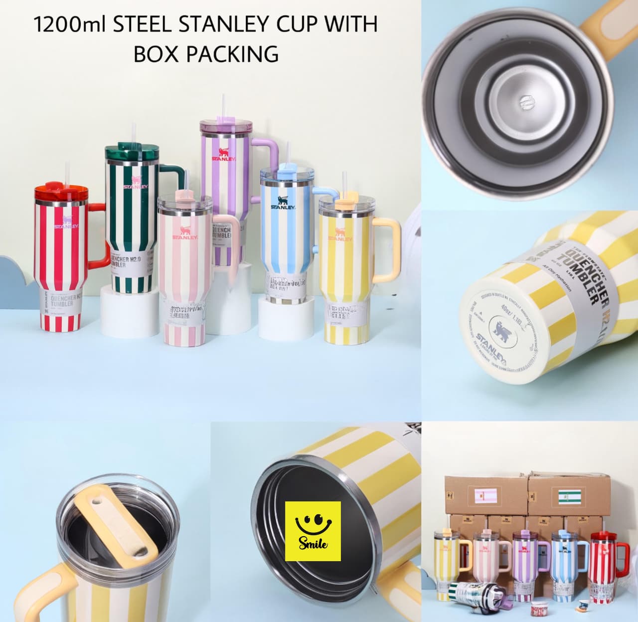 Stanley Cabana Series FlowState Quencher H2.0 Tumbler – 40 oz | 1.18 L