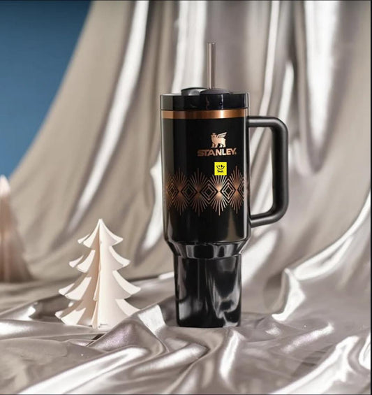 NEW DECO COLLECTION – Stanley Quencher H2.0 FlowState™ Tumbler | 40 oz | 1200 ml | Stainless Steel Vacuum Insulated | Hot and Cold