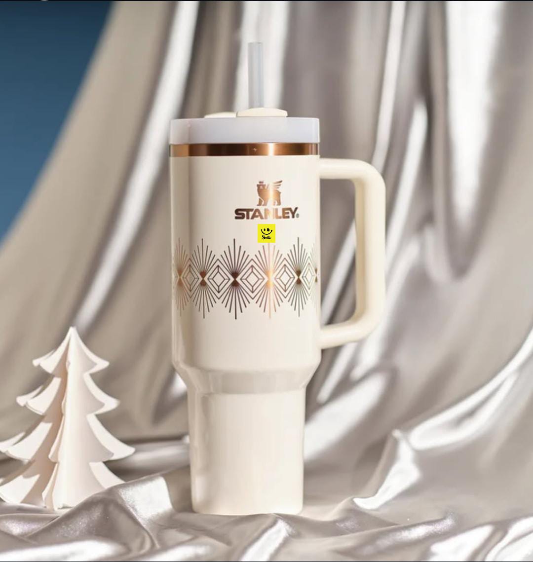 NEW DECO COLLECTION – Stanley Quencher H2.0 FlowState™ Tumbler | 40 oz | 1200 ml | Stainless Steel Vacuum Insulated | Hot and Cold