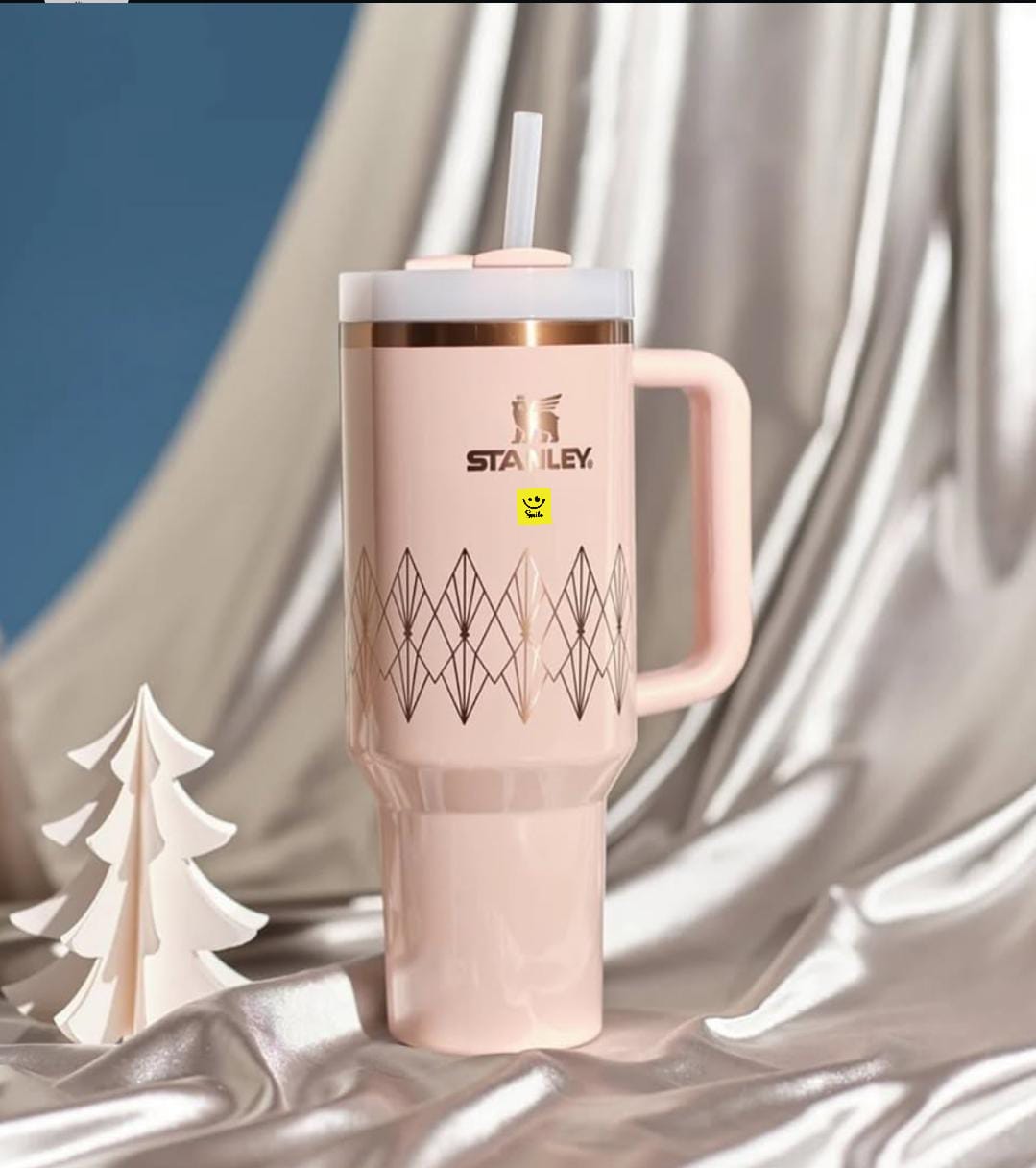 NEW DECO COLLECTION – Stanley Quencher H2.0 FlowState™ Tumbler | 40 oz | 1200 ml | Stainless Steel Vacuum Insulated | Hot and Cold