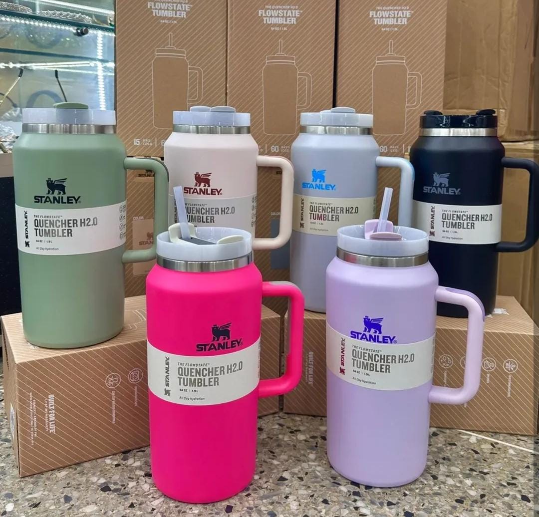 Stanley Quencher H2.0 Tumbler with Handle & Straw 64 oz
