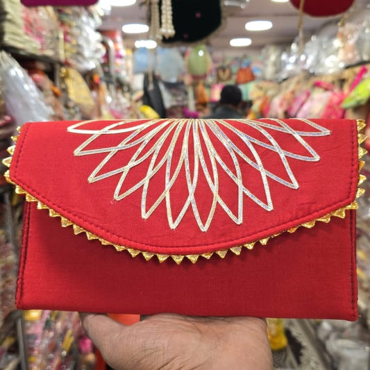 Embroidered Fabric Shagun Envelope – Elegant Gifting Accessory for Special Occasions - Set of 10