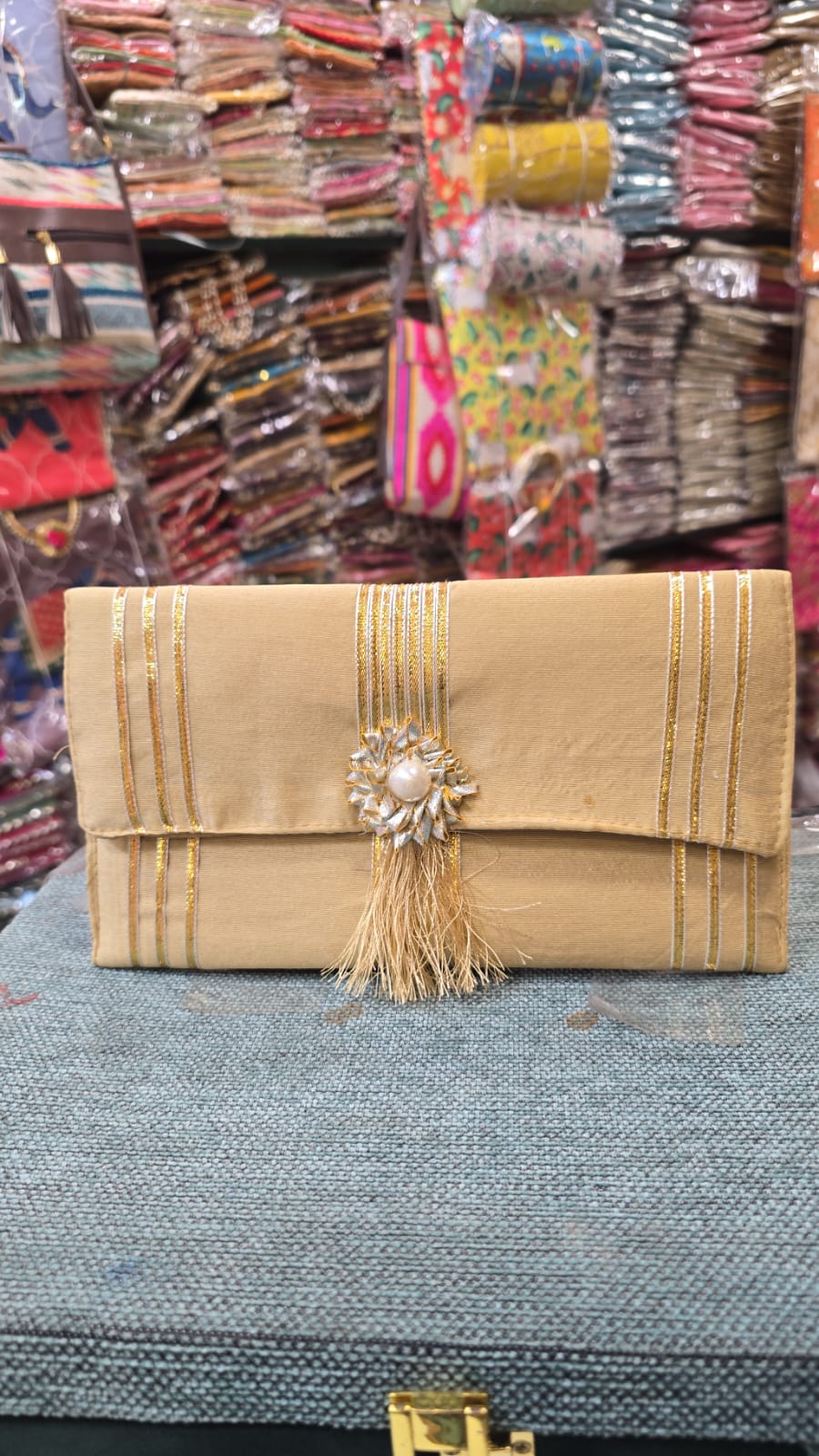 Embroidered Fabric Shagun Envelope – Elegant Gifting Accessory for Special Occasions - Set of 10