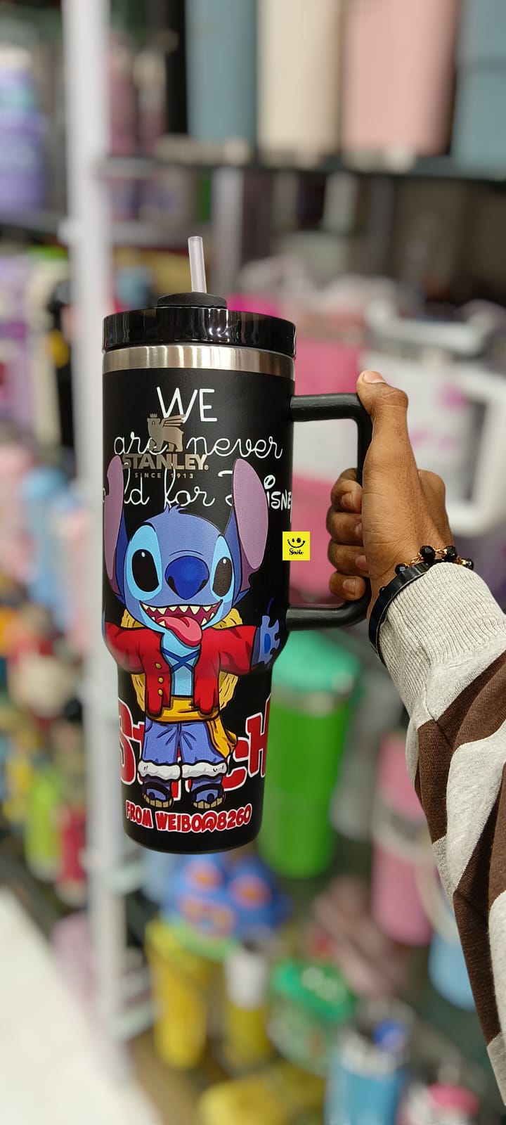 STITCH × Stanley Quencher H2.0 FlowState Tumbler – 40 oz | Limited Edition Stainless Steel Vacuum Insulated Tumbler for Hot and Cold Beverages