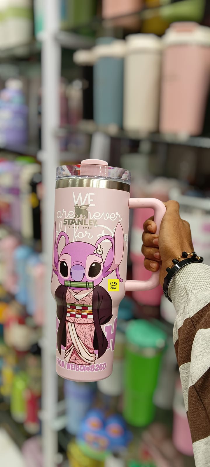 STITCH × Stanley Quencher H2.0 FlowState Tumbler – 40 oz | Limited Edition Stainless Steel Vacuum Insulated Tumbler for Hot and Cold Beverages