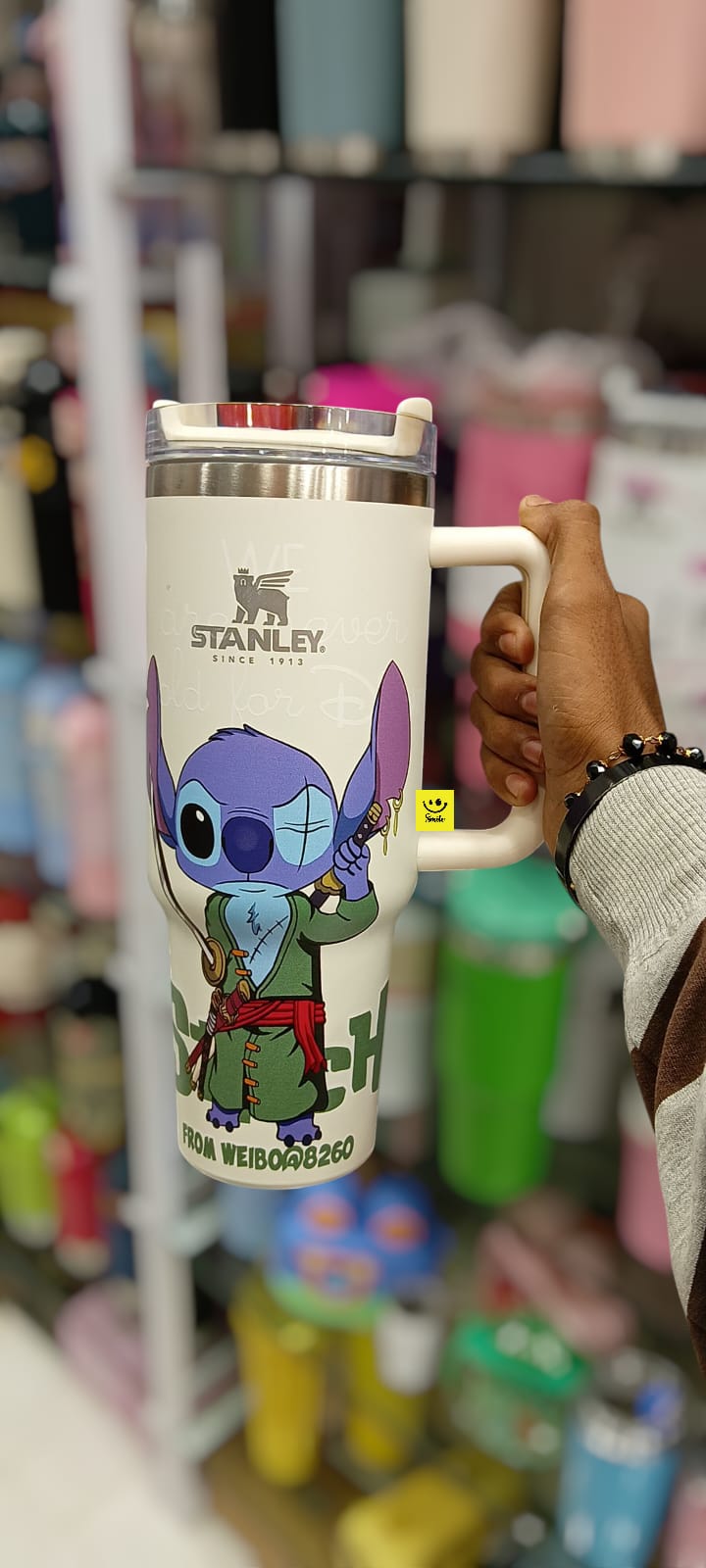 STITCH × Stanley Quencher H2.0 FlowState Tumbler – 40 oz | Limited Edition Stainless Steel Vacuum Insulated Tumbler for Hot and Cold Beverages