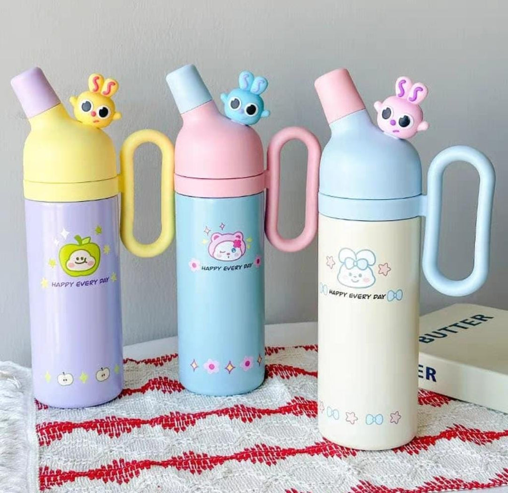 Cute Kawaii 800ml Tumbler – Stainless Steel Double-Walled Insulated Cup