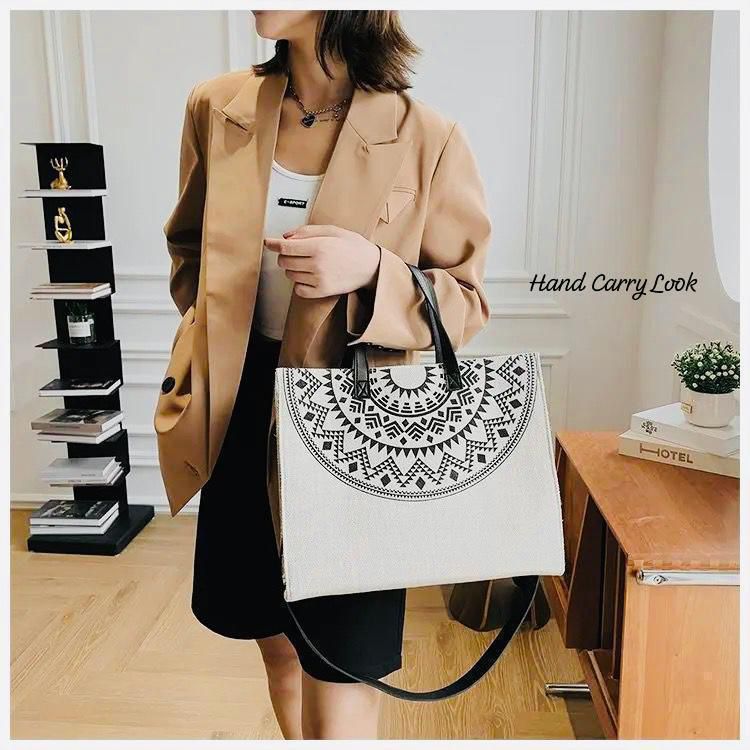 Designer Jute Tote Bag – Durable and Stylish for Everyday Use