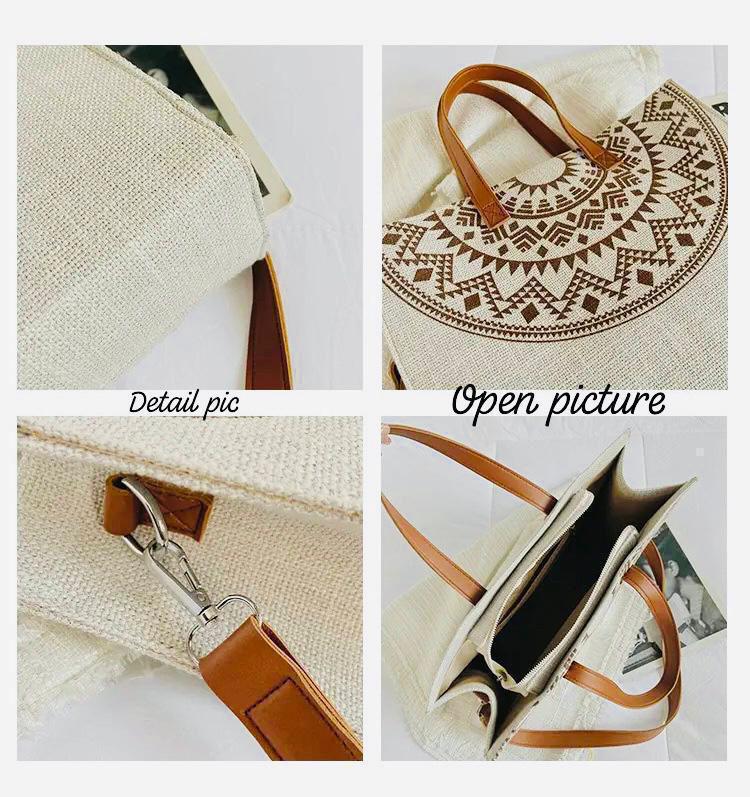 Designer Jute Tote Bag – Durable and Stylish for Everyday Use