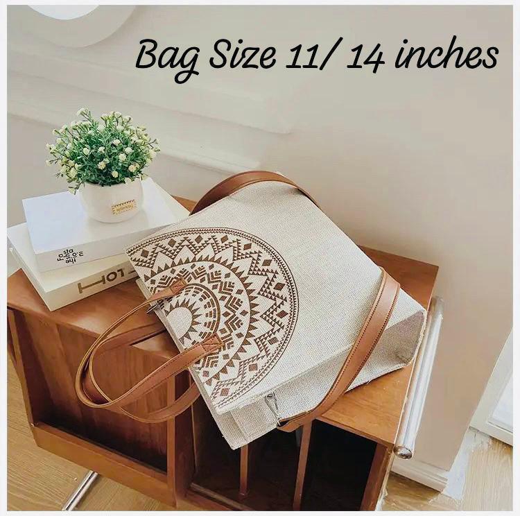 Designer Jute Tote Bag – Durable and Stylish for Everyday Use
