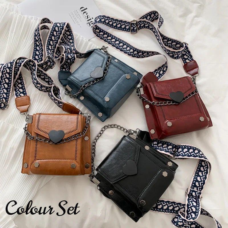 Trendy Sling Bag with Broad Belt Strap – Stylish & Functional