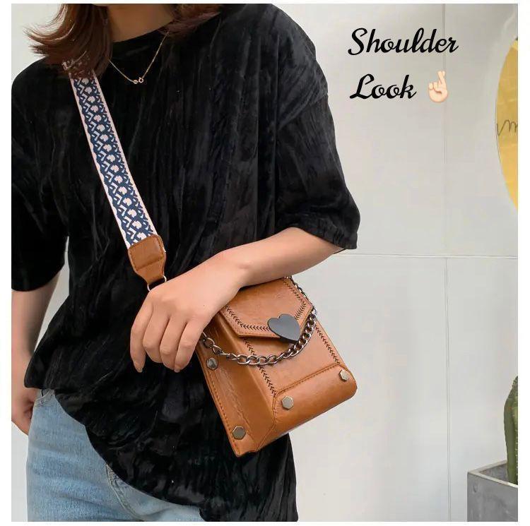 Trendy Sling Bag with Broad Belt Strap – Stylish & Functional