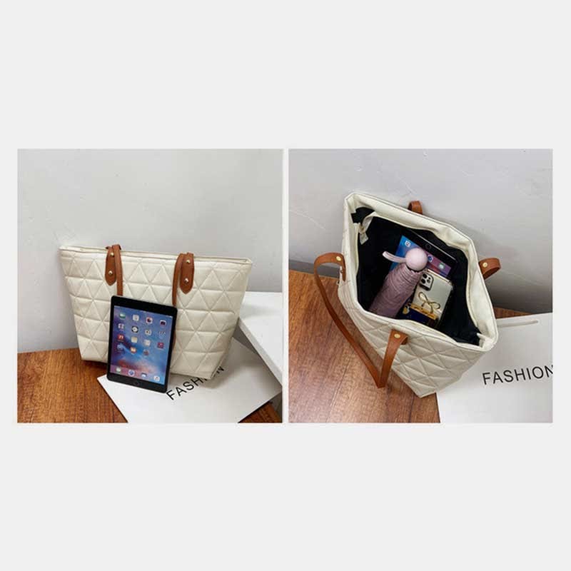 Quilted Tote Handbag for Women – Spacious and Stylish