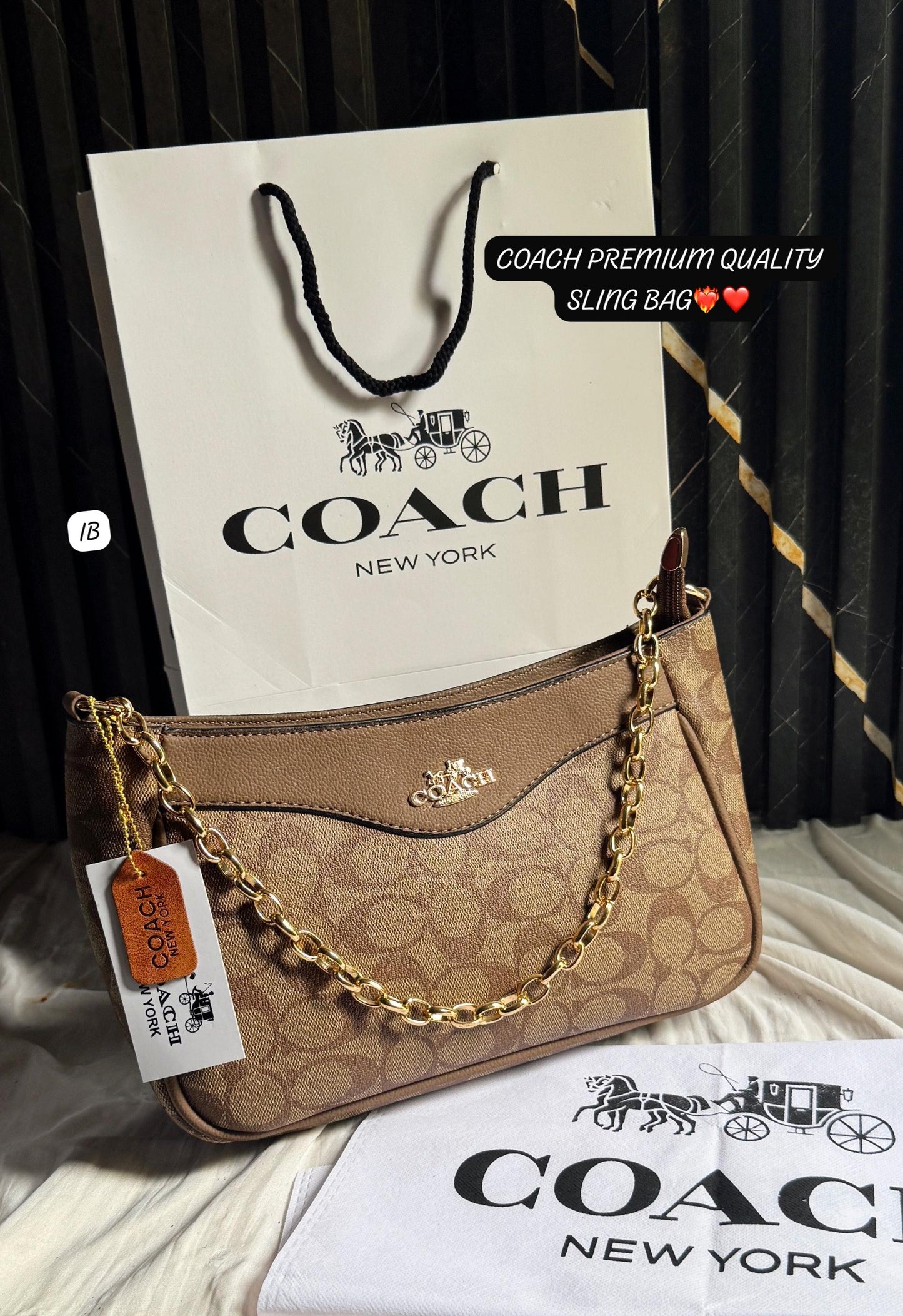 Coach Premium Sling Bag – Luxury Meets Everyday Function