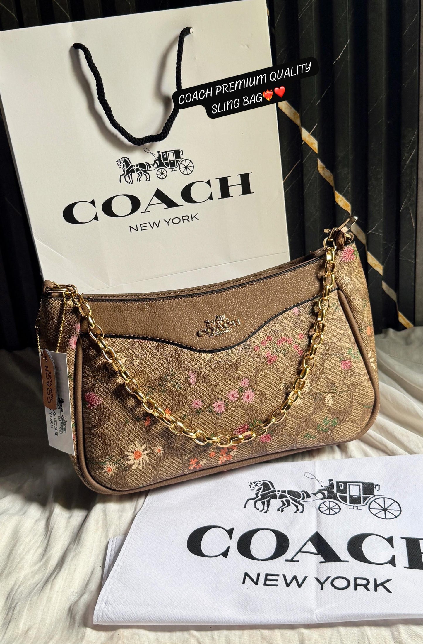 Coach Premium Sling Bag – Luxury Meets Everyday Function