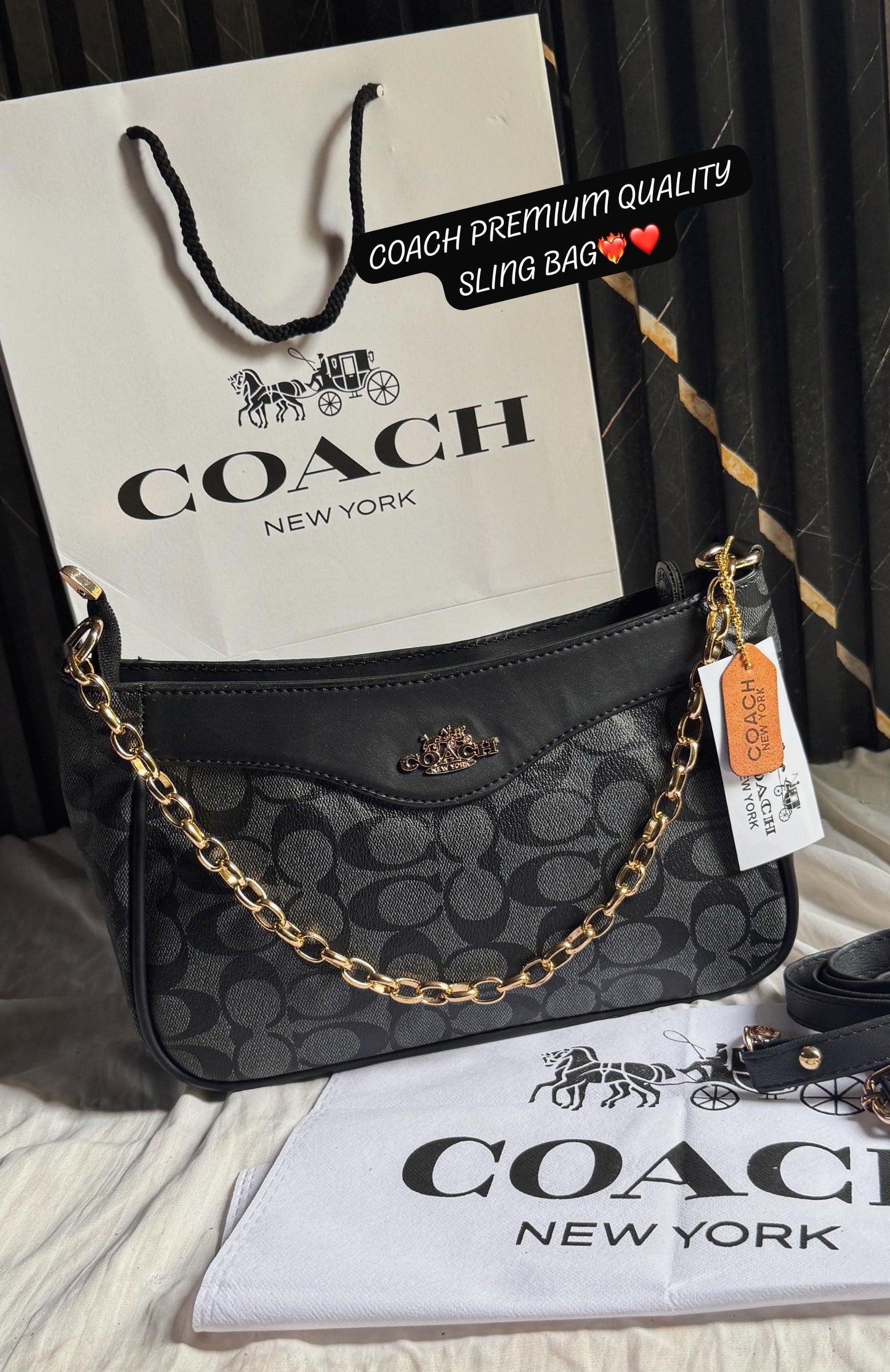 Coach Premium Sling Bag – Luxury Meets Everyday Function