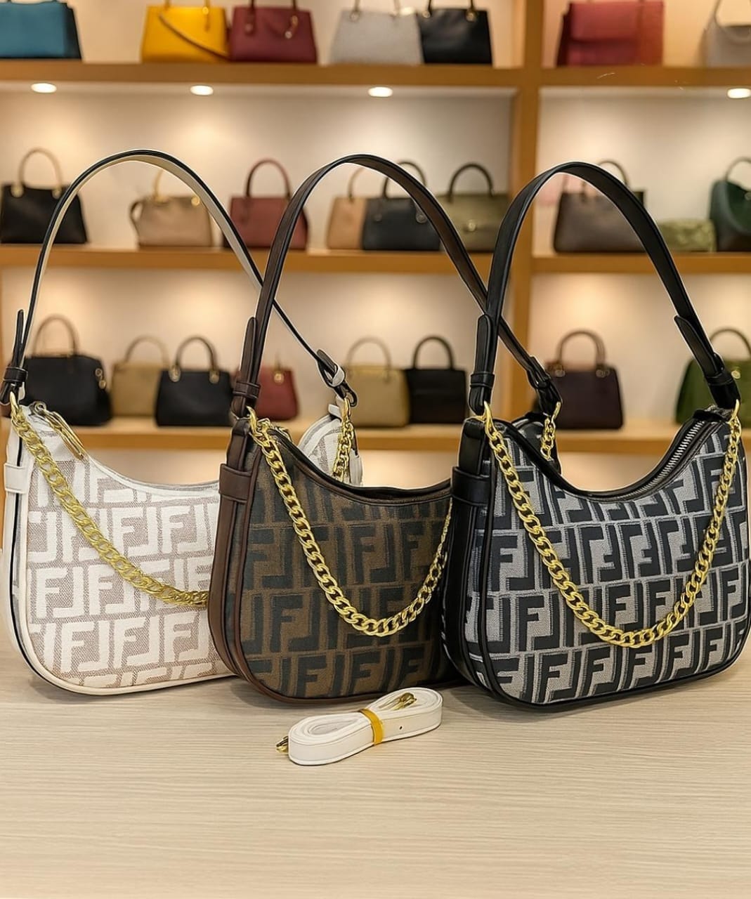 FENDI High Quality Imported Sling Bag | Premium Classy Finish | Size 9.5 × 6 Inches