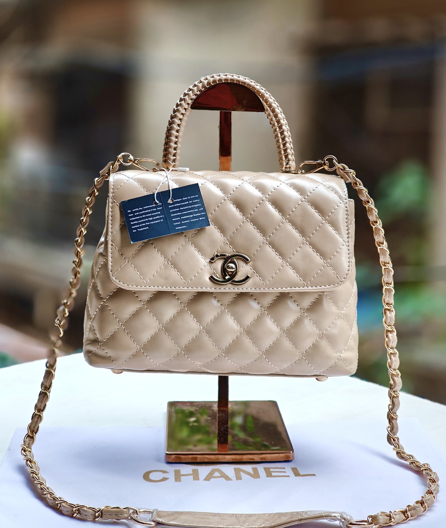 Chanel Flap Handbag for Women | Premium Triple-Partition Design | 9 x 6 inches