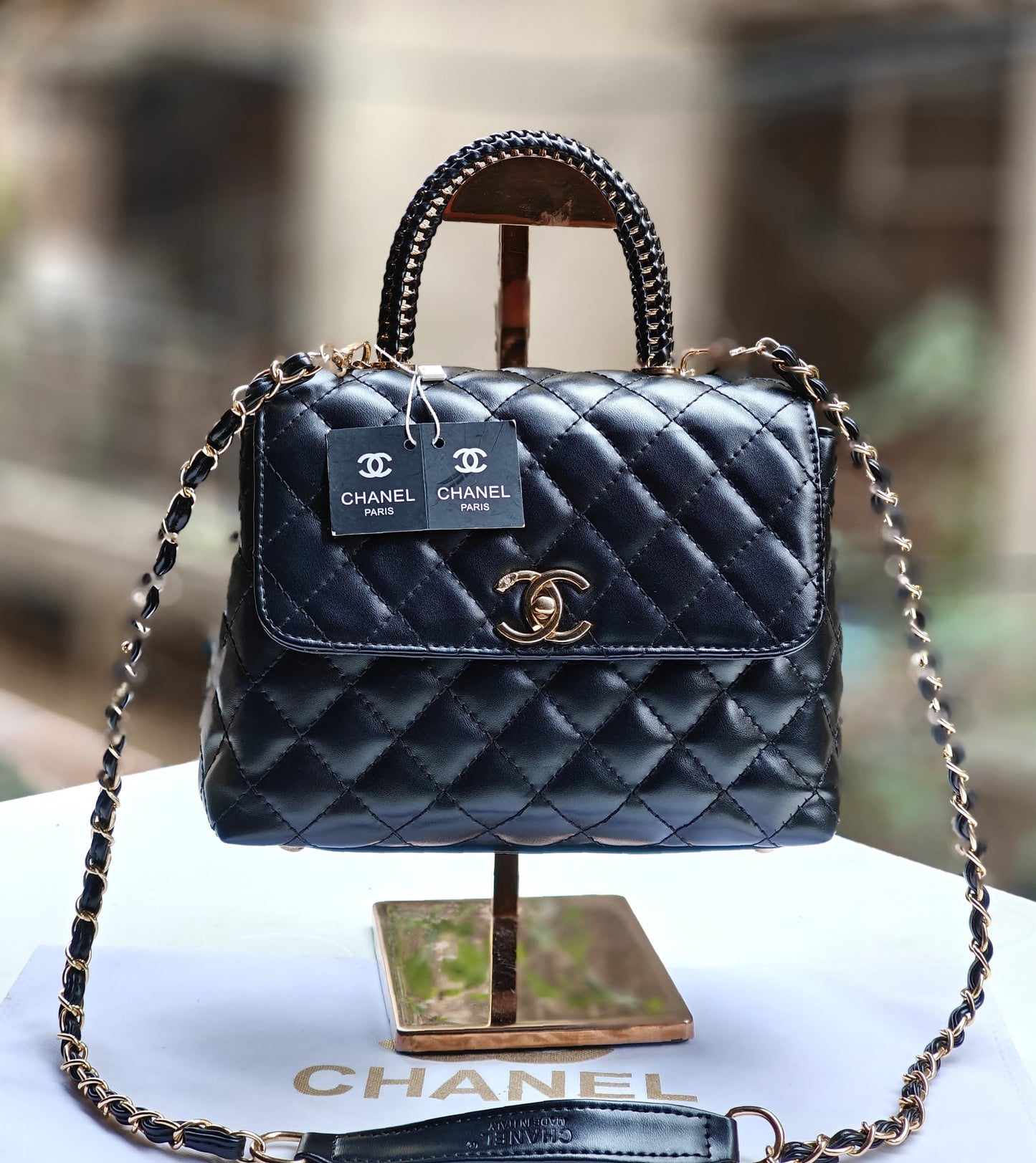 Chanel Flap Handbag for Women | Premium Triple-Partition Design | 9 x 6 inches