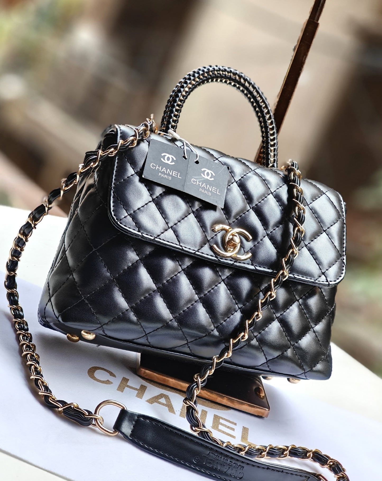 Chanel Flap Handbag for Women | Premium Triple-Partition Design | 9 x 6 inches