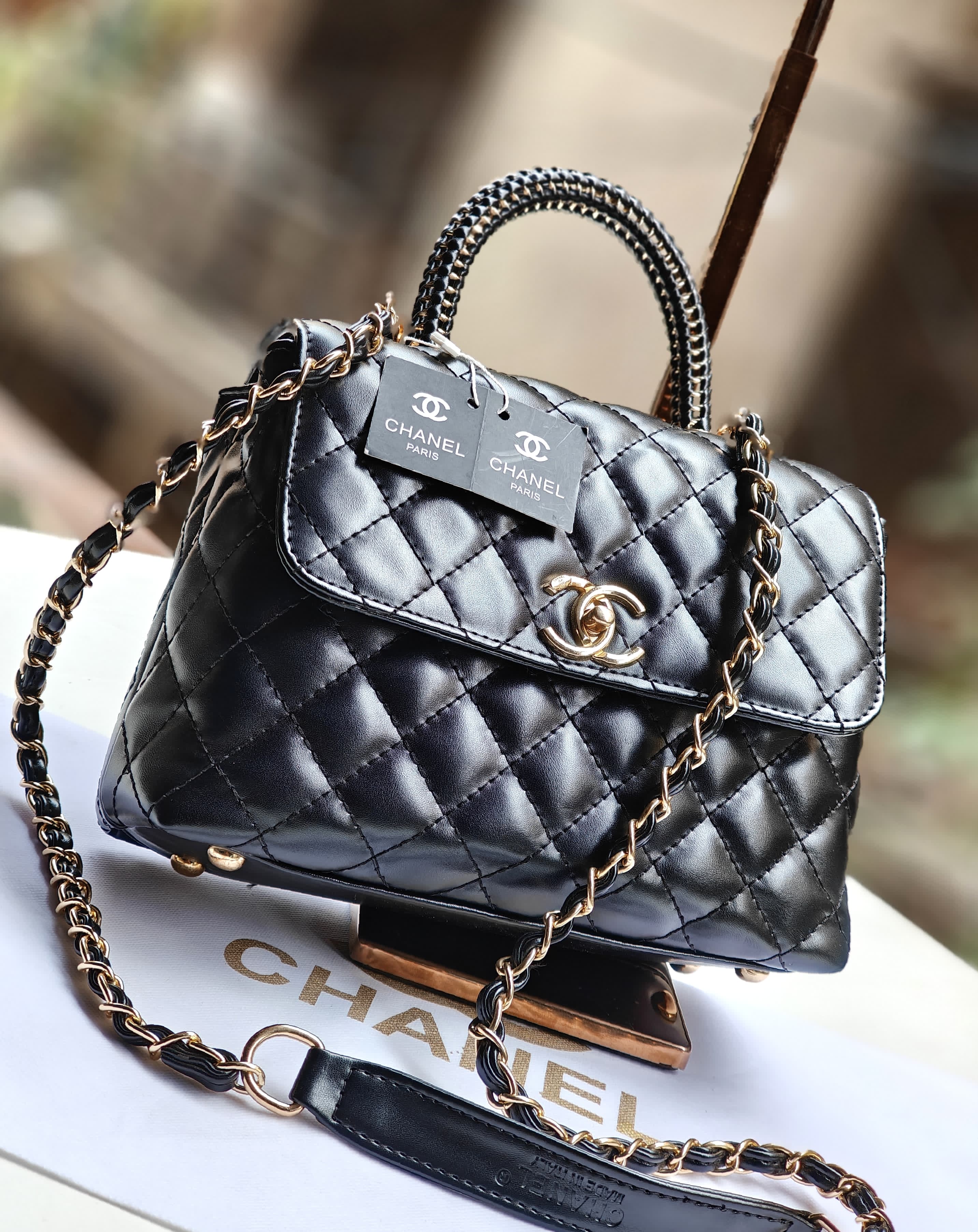 Chanel Flap Handbag for Women | Premium Triple-Partition Design | 9 x 6 inches