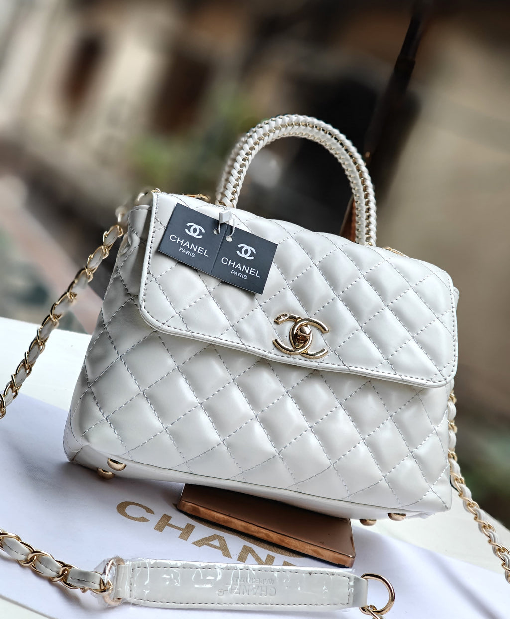 Chanel Flap Handbag for Women | Premium Triple-Partition Design | 9 x 6 inches