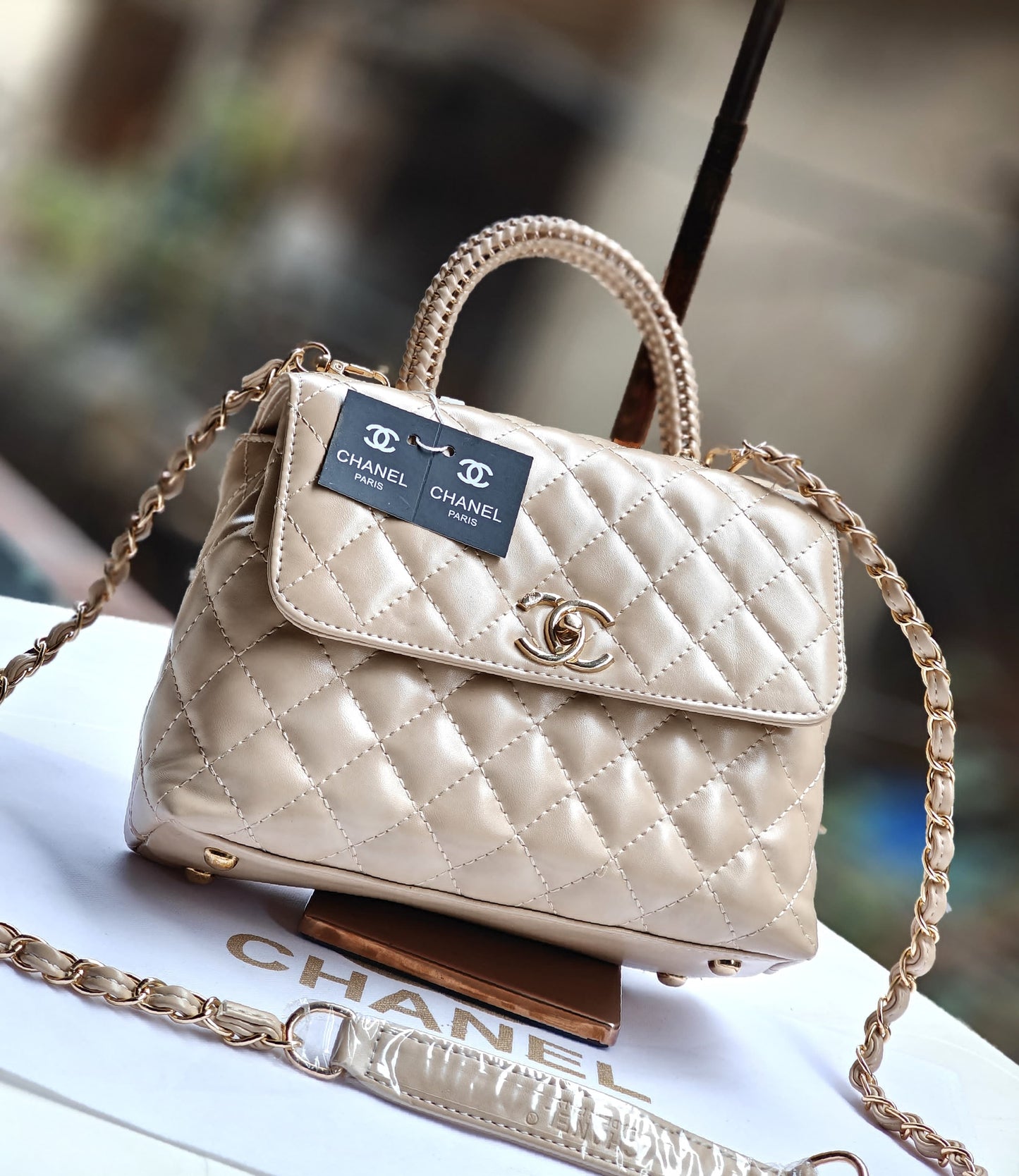 Chanel Flap Handbag for Women | Premium Triple-Partition Design | 9 x 6 inches