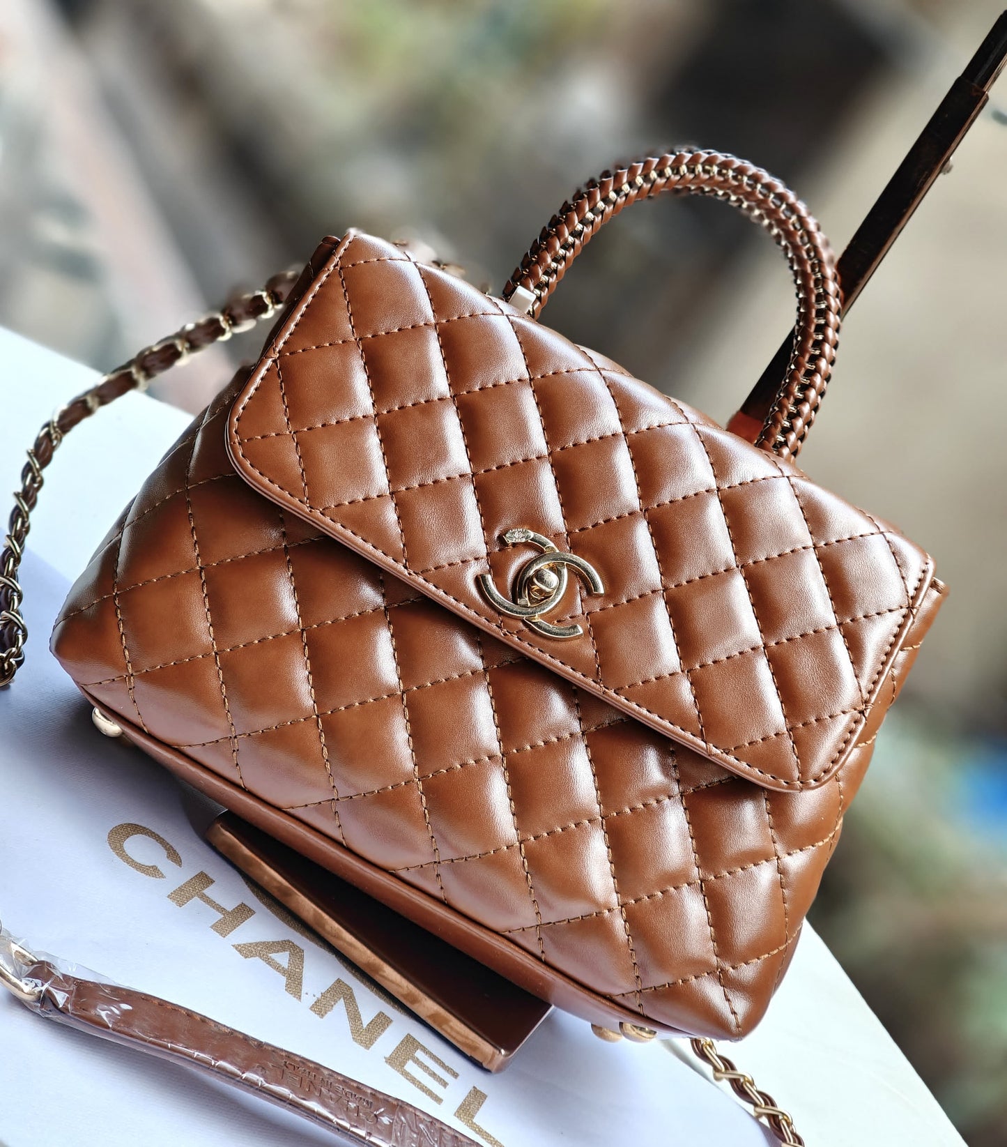 Chanel Flap Handbag for Women | Premium Triple-Partition Design | 9 x 6 inches