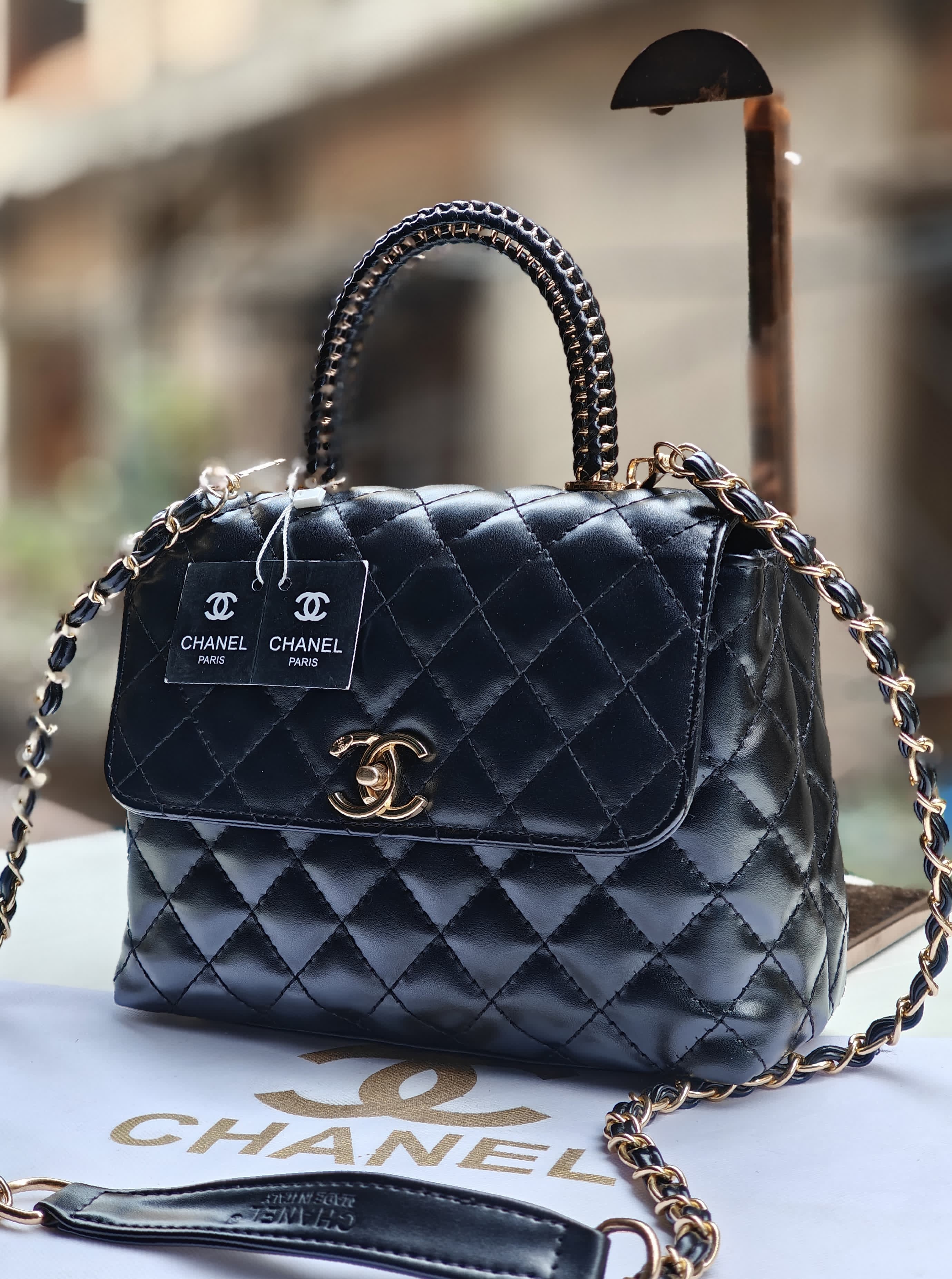 Chanel Flap Handbag for Women | Premium Triple-Partition Design | 9 x 6 inches