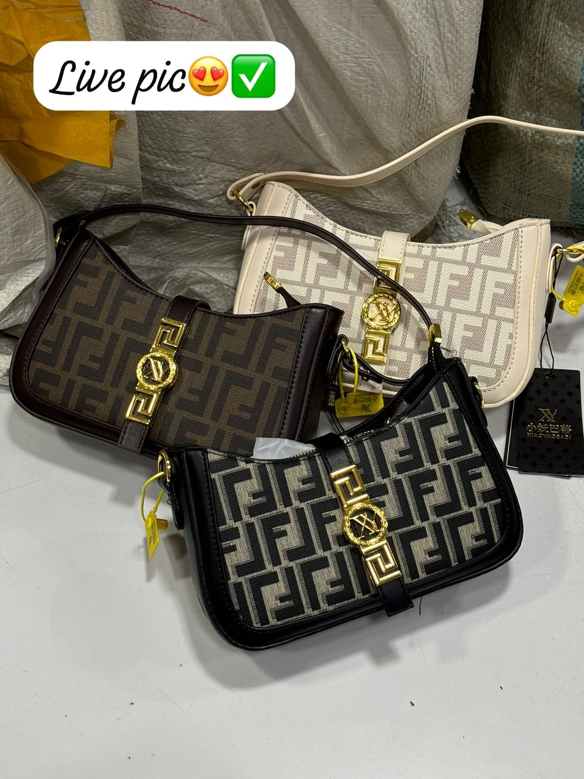FENDI Imported Sling Bag | Premium High-End Quality | Size 6 × 8.5 Inches