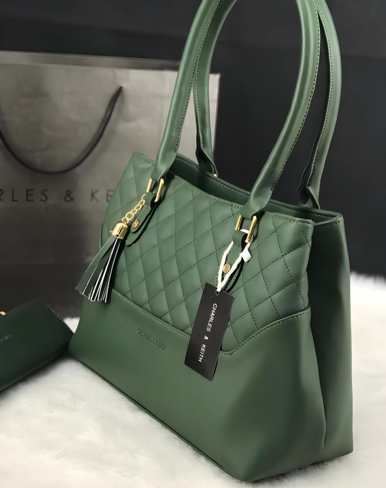 Charles & Keith Handbag – 2 Piece Set