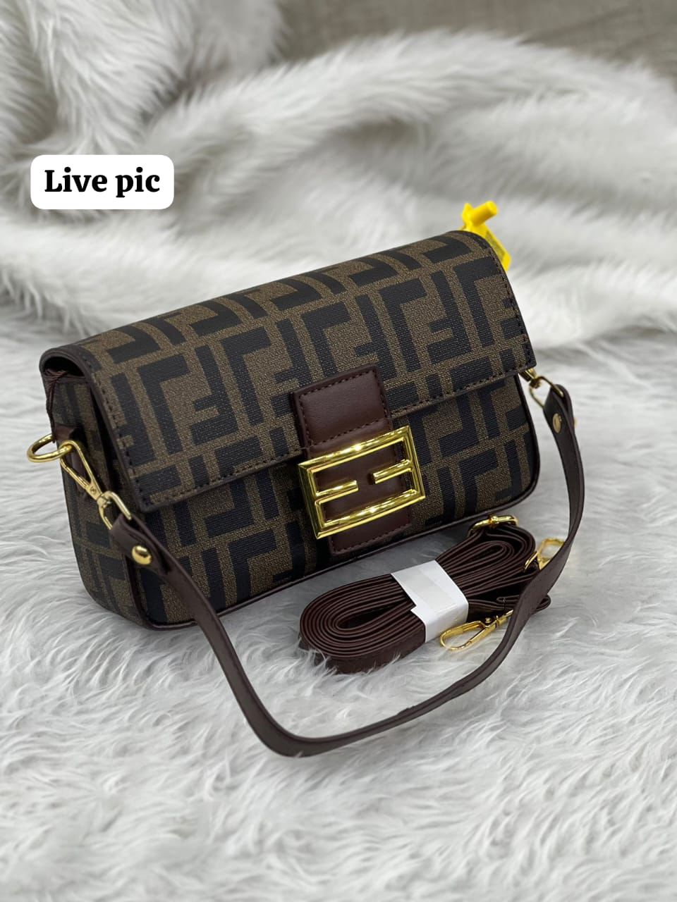 Fendi Imported Sling Bag | Compact Luxury | Size 5×9 Inch
