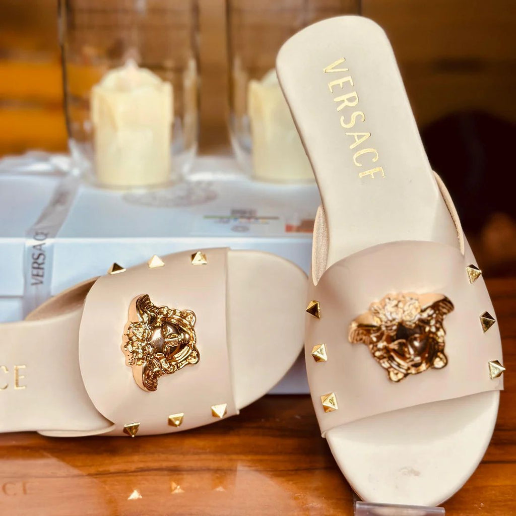 Versace Premium Flats for Women | Sizes 36–41 (Big Sizes 42–44 Available)