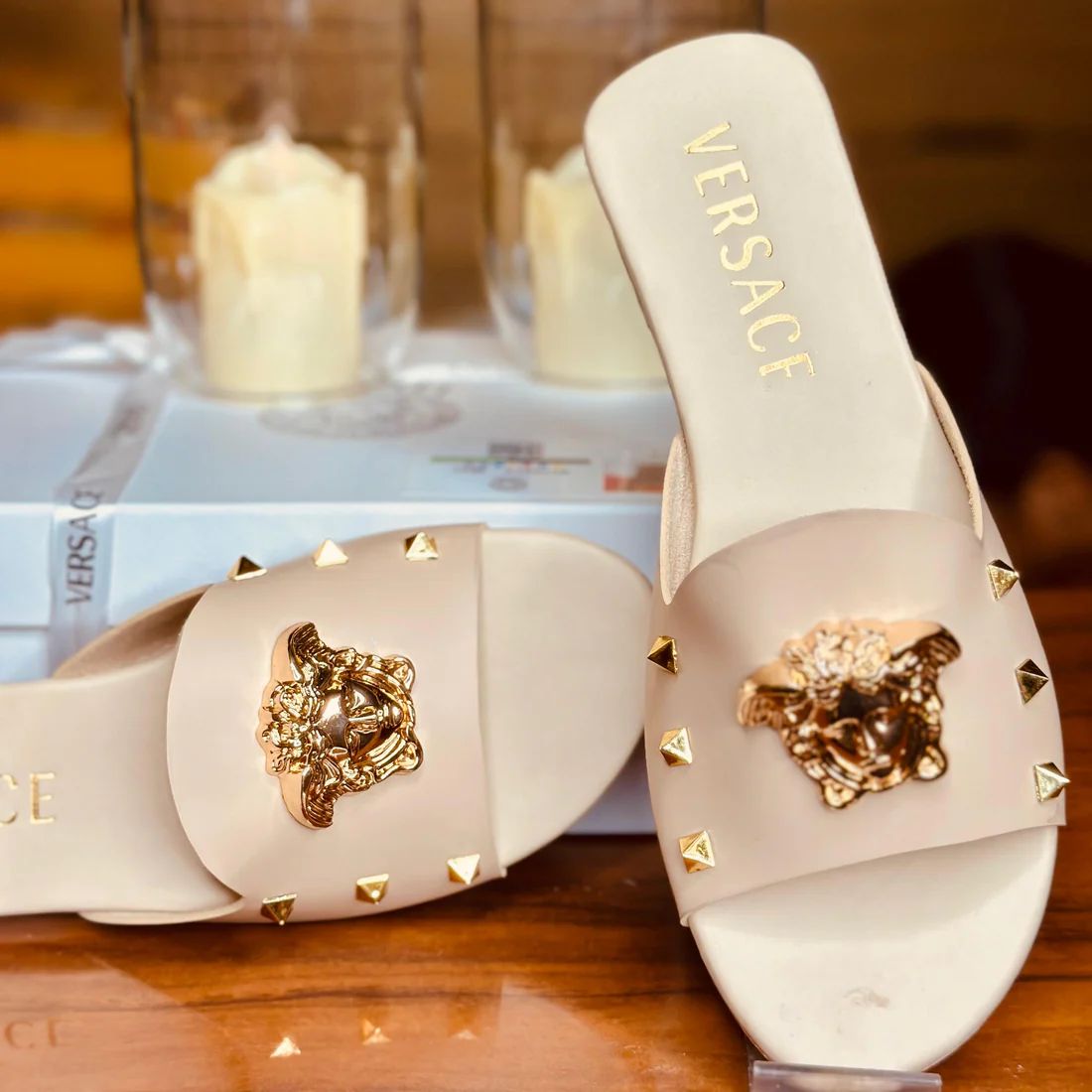 Versace Premium Flats for Women | Sizes 36–41 (Big Sizes 42–44 Available)