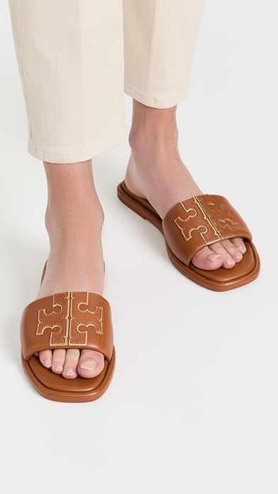Tory Burch Double T Sport Slides for Women | Premium Quality | Sizes 36–41 (+ Big Sizes)