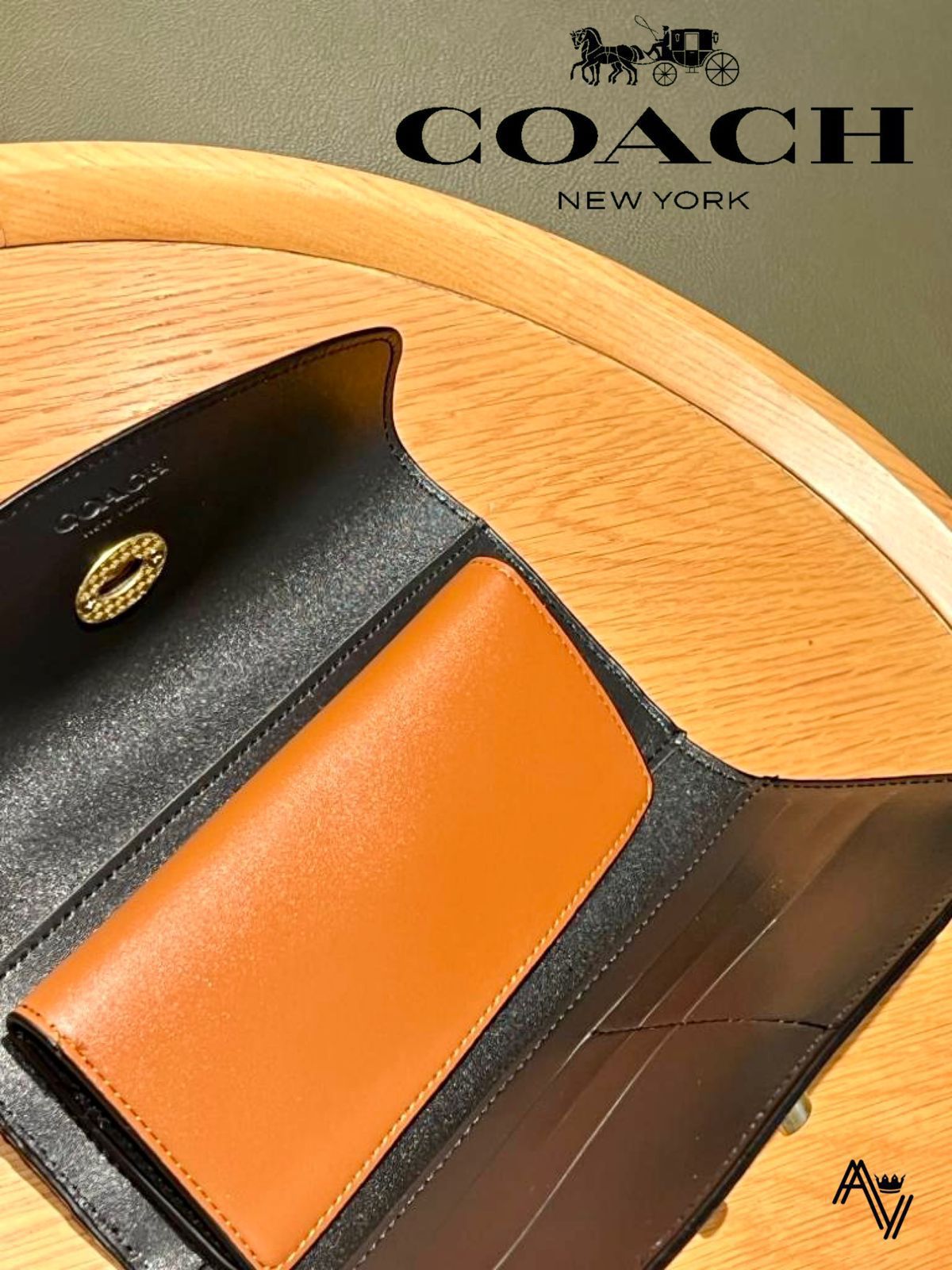 Coach Camellia Flower Card Wallet | Imported Premium Quality | With Dust Bag, Box & Authenticity Card