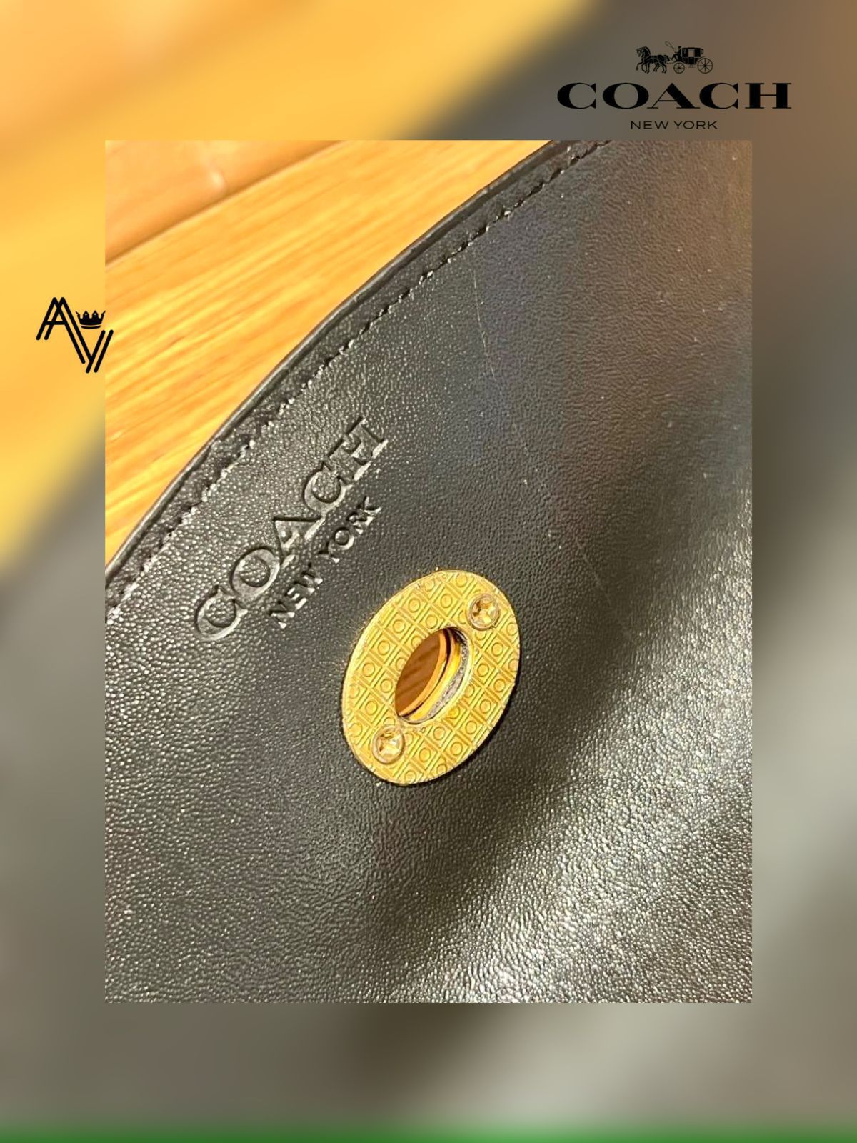 Coach Camellia Flower Card Wallet | Imported Premium Quality | With Dust Bag, Box & Authenticity Card