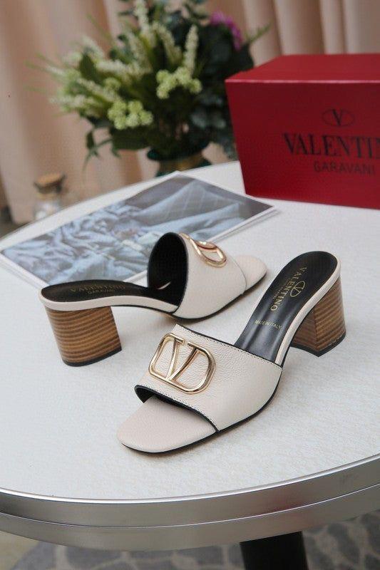 Valentino Signature Block Heel – Premium Imported Luxury Edit