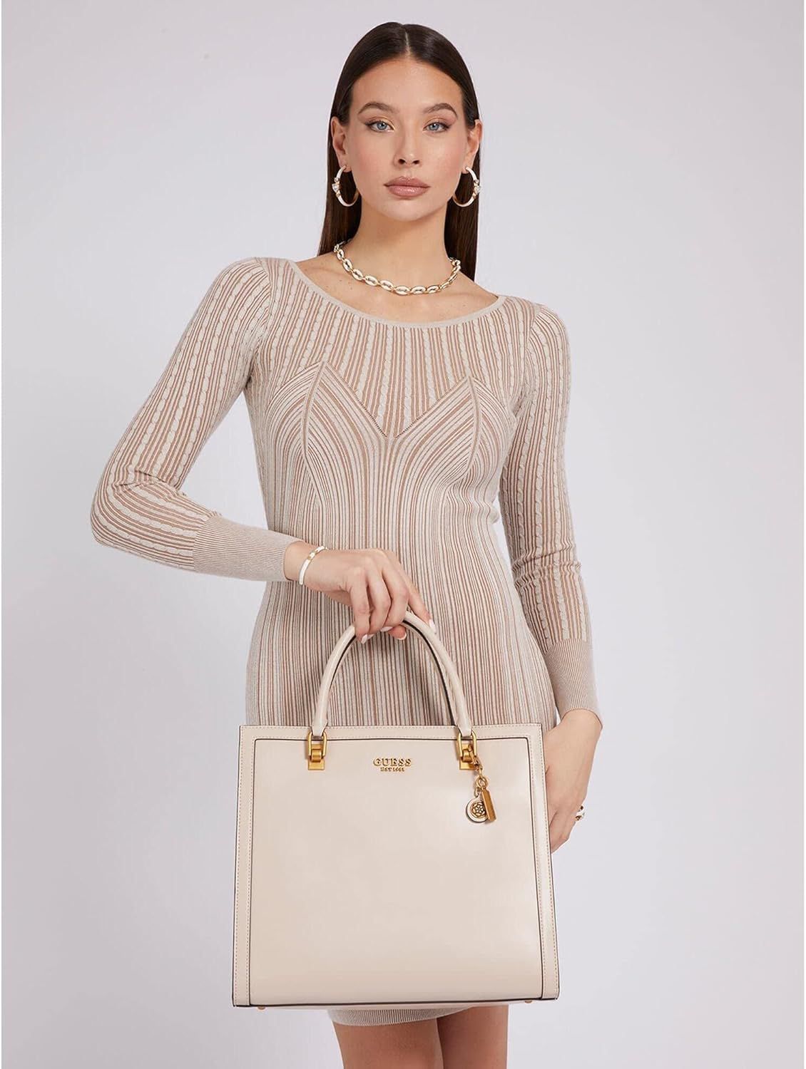 Guess Premium 12A Quality Handbag with Dust Cover | Large Size 14.5 x 13