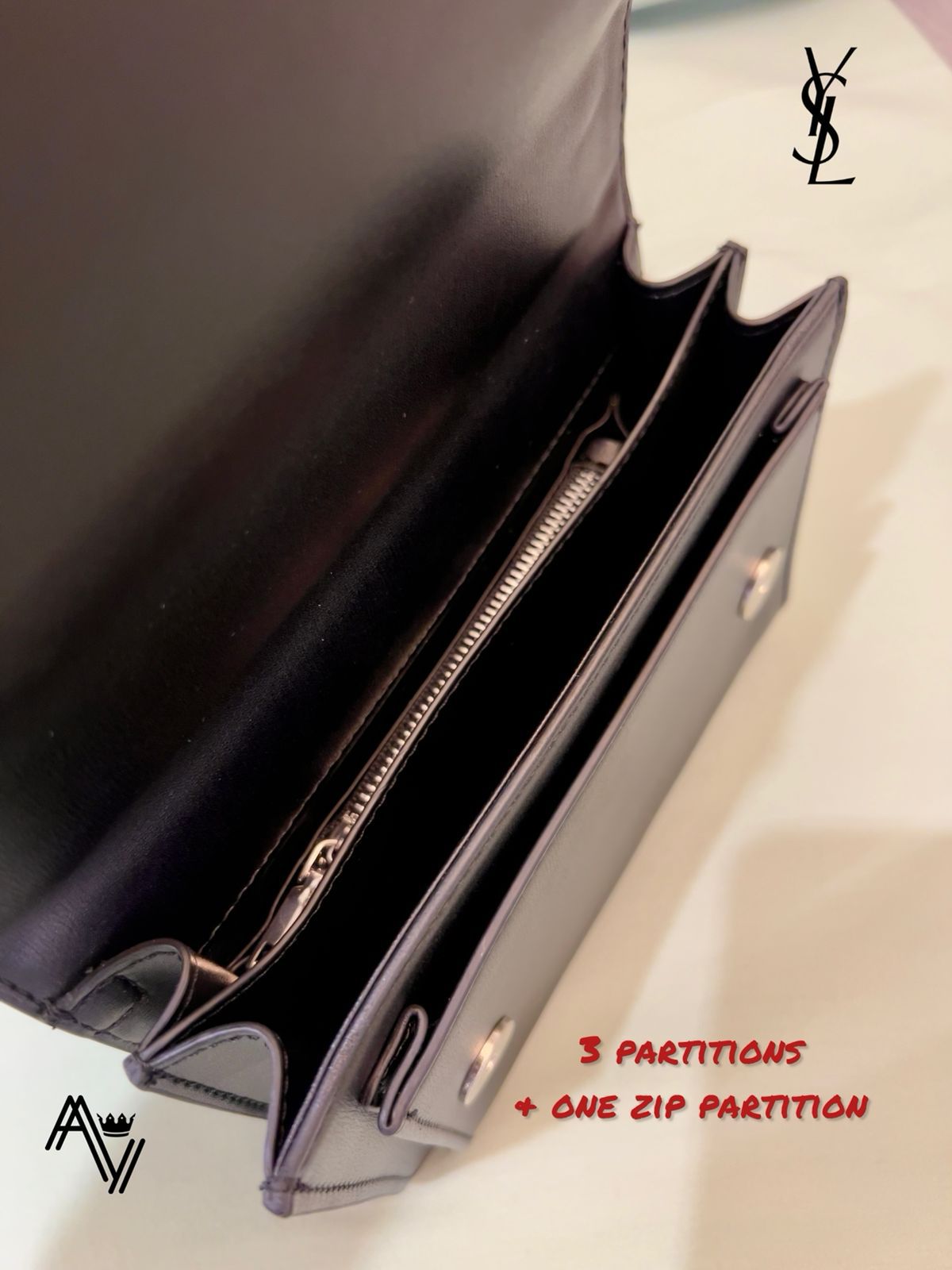 YSL Sunset Shoulder Bag – Black Edition