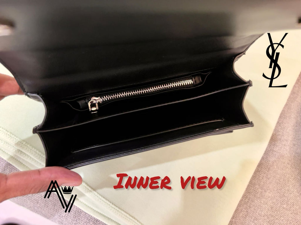 YSL Sunset Shoulder Bag – Black Edition