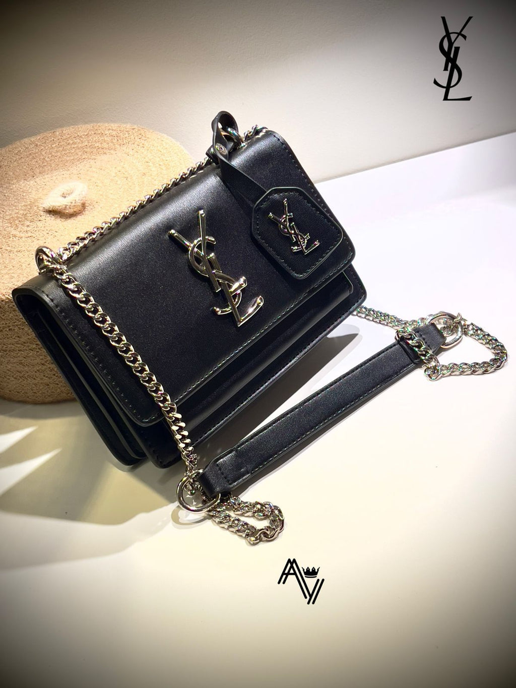 YSL Sunset Shoulder Bag – Black Edition
