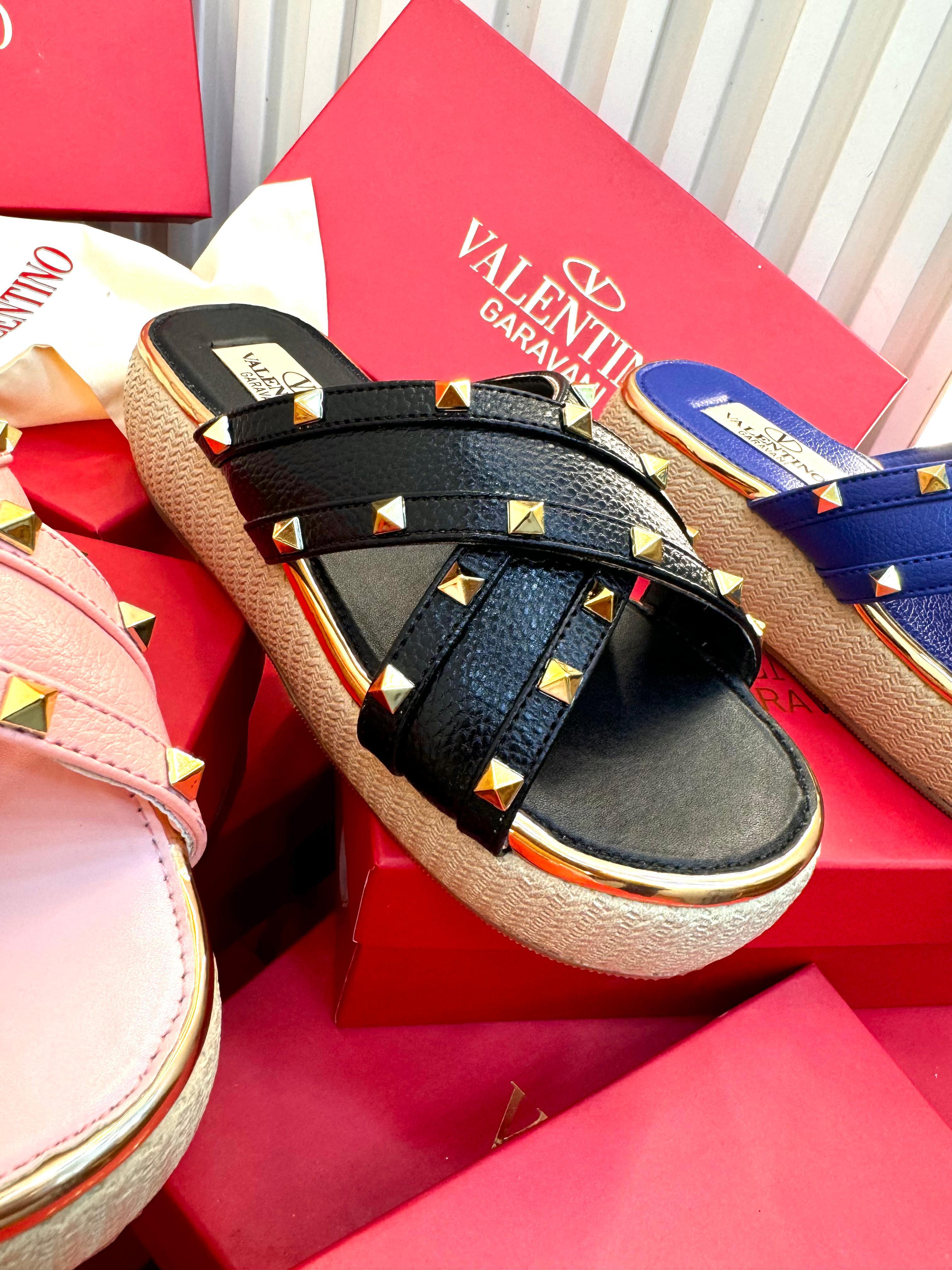 Valentino Block Heel Collection – Premium Imported Luxury Footwear