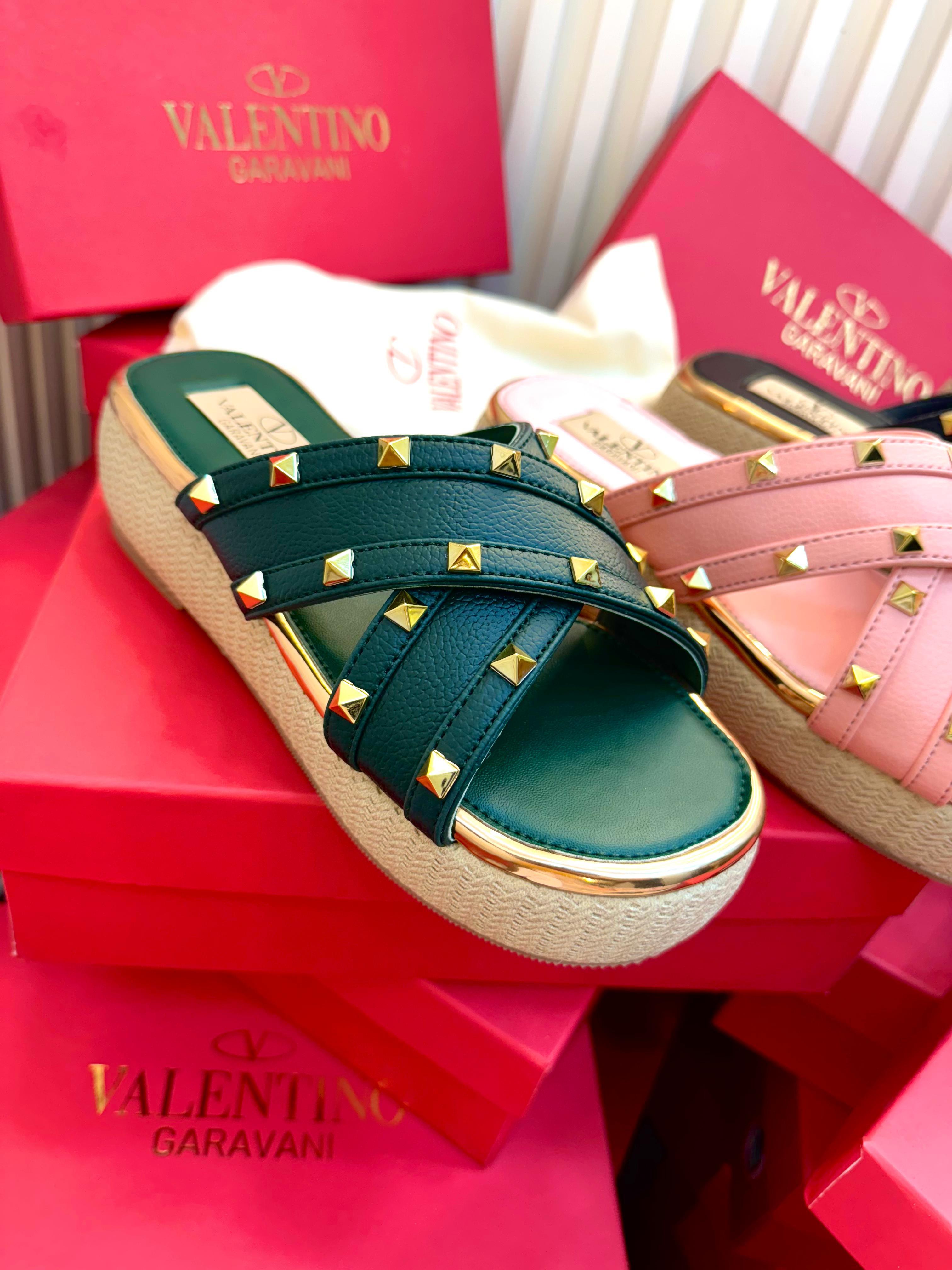 Valentino Block Heel Collection – Premium Imported Luxury Footwear