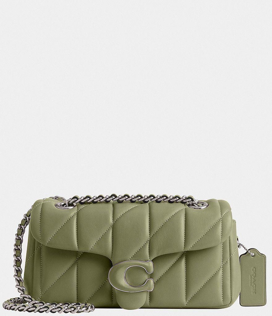 Green Coach Tabby quilted handbag