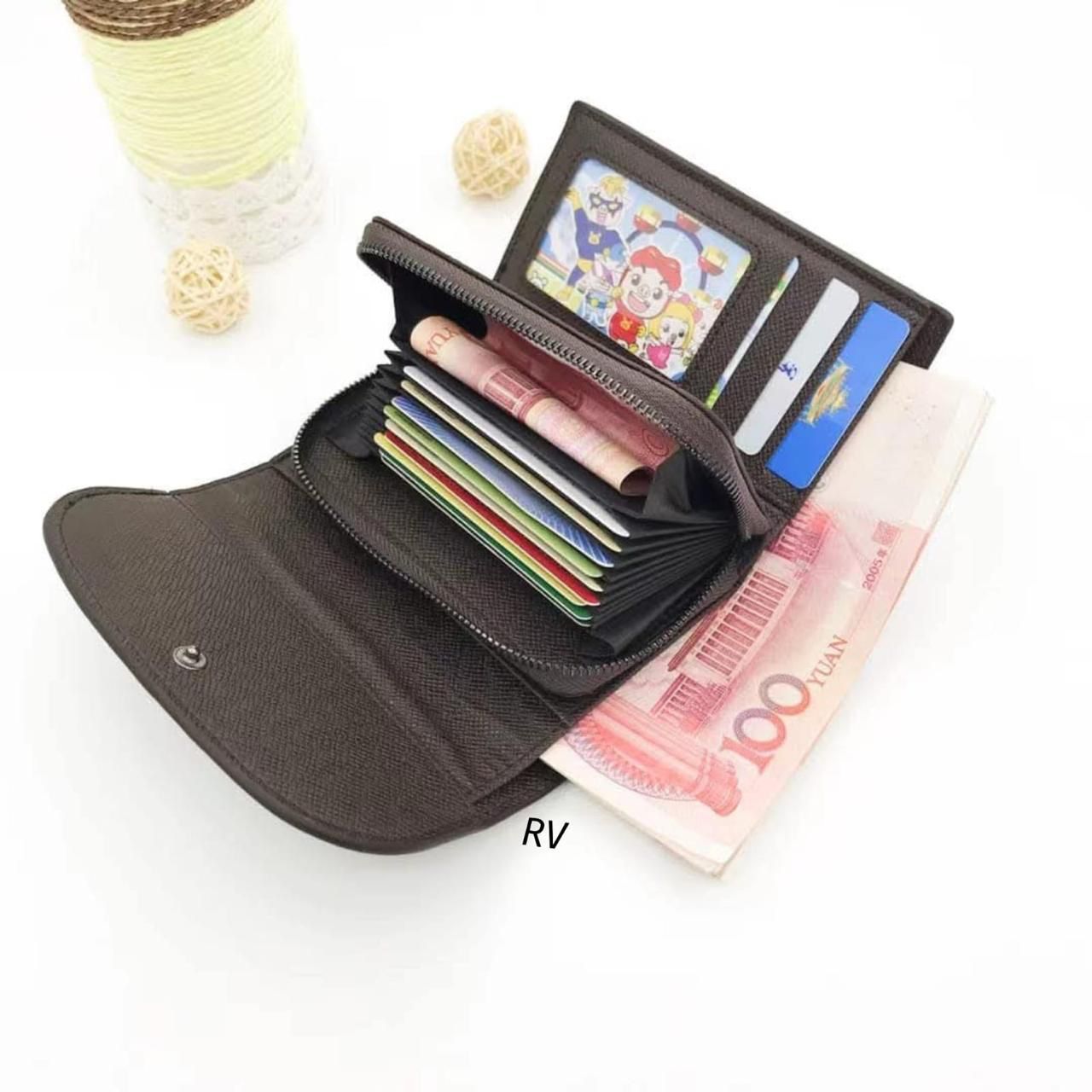 Tan Coach Premium Quality Leather Wallet 