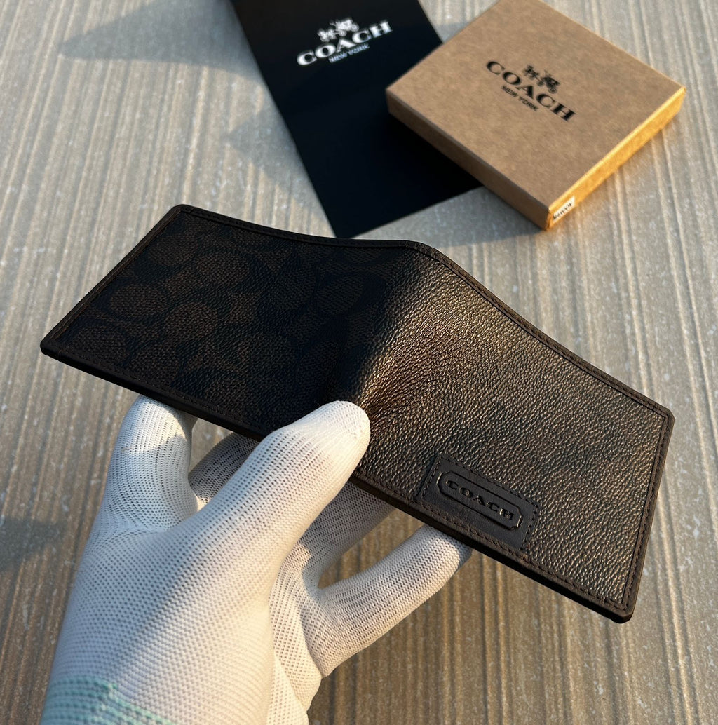 Coach Premium Leather Wallet – Authentic with Original Brand Box