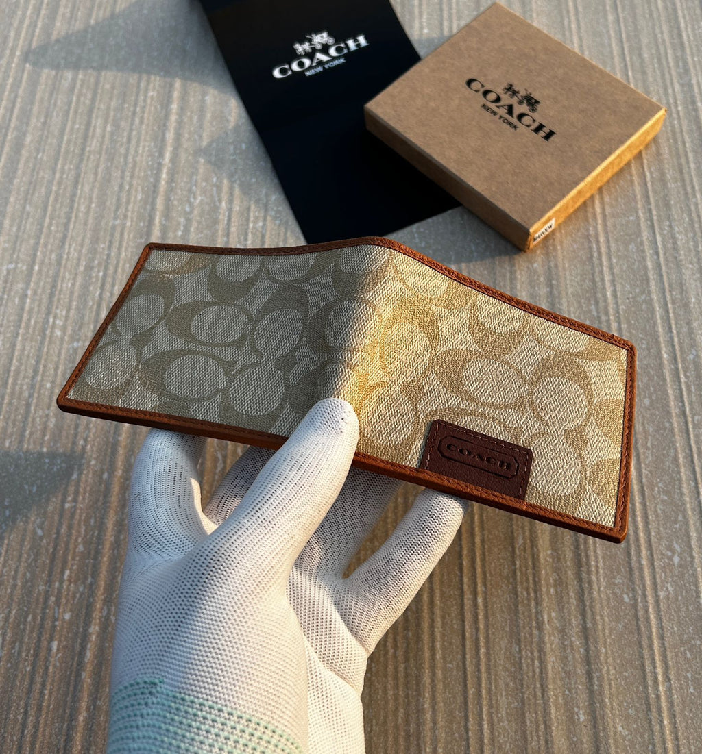Coach Premium Leather Wallet – Authentic with Original Brand Box