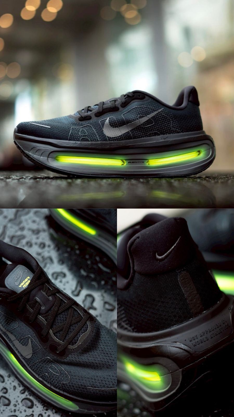 Black Nike Vomero Premium Running Shoes